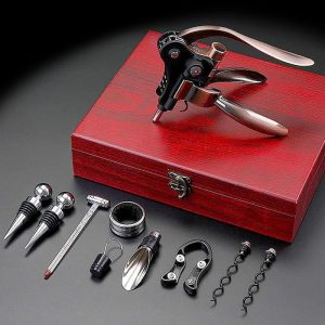 coffret tire-bouchon à levier copper rabbit