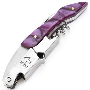 tire bouchon violet élégant