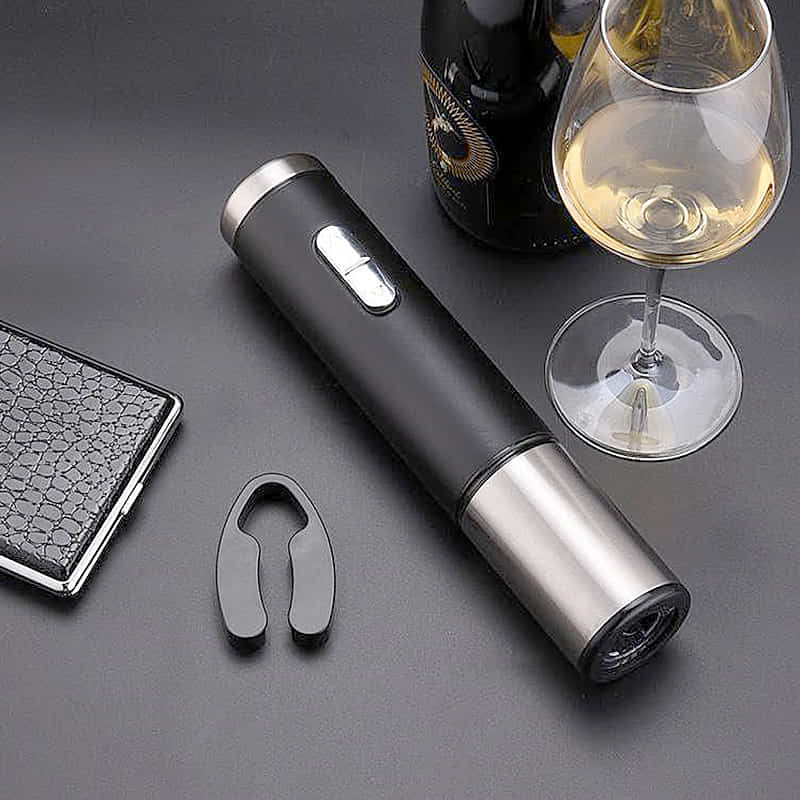 tire bouchon en métal brossé