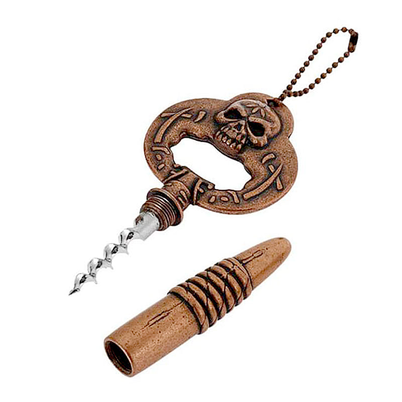 tire bouchon tete de mort