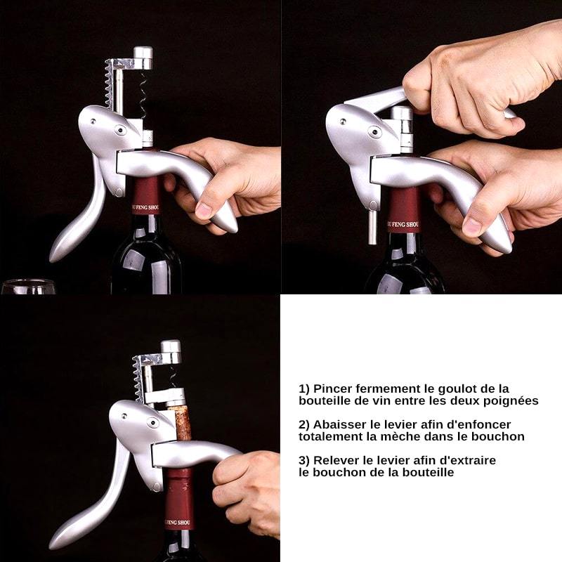 Tire-bouchon en action