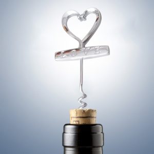 tire bouchon design cœur