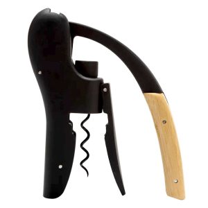 tire bouchon levier black wood